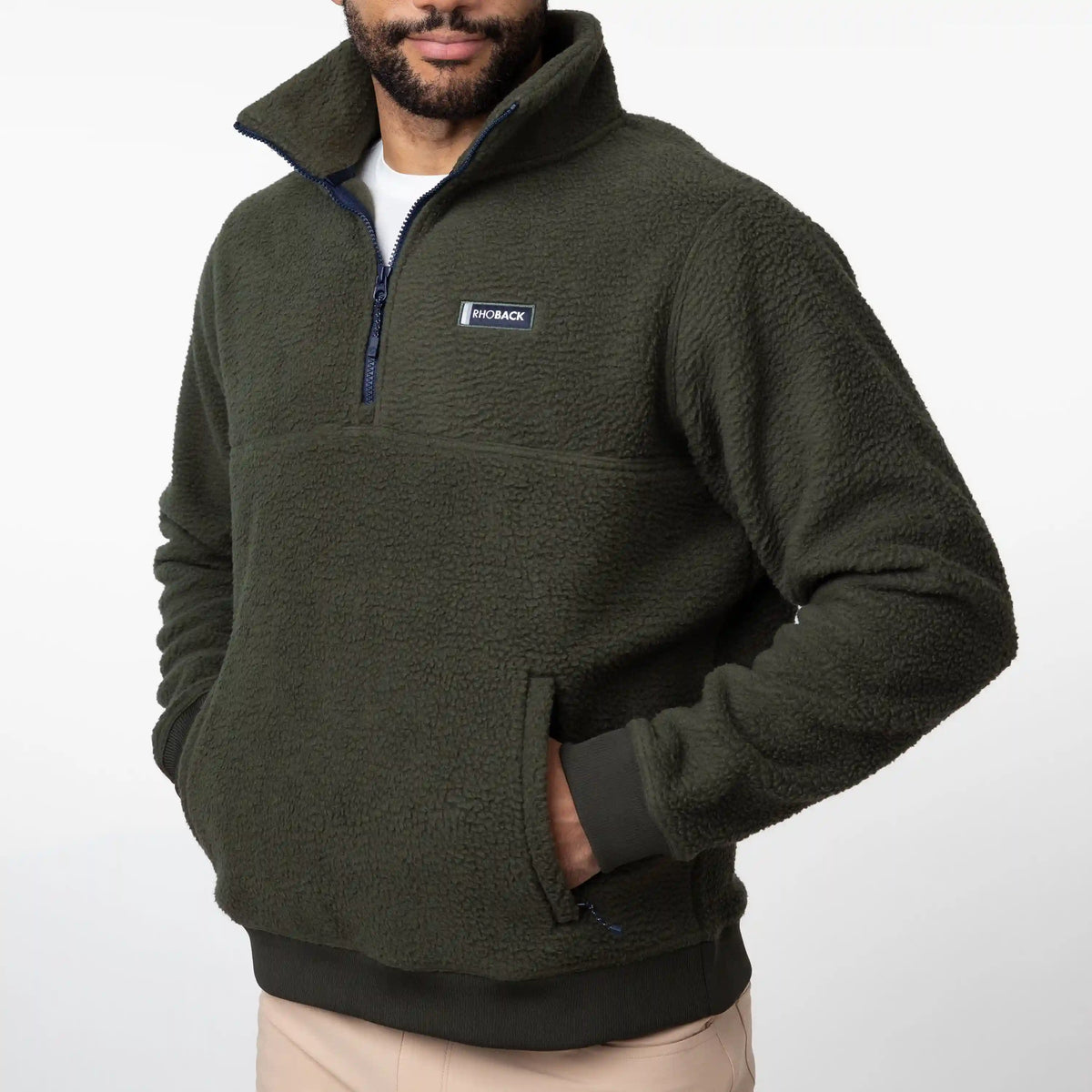 Summit Fleece Pullover | Solid - Dark Olive