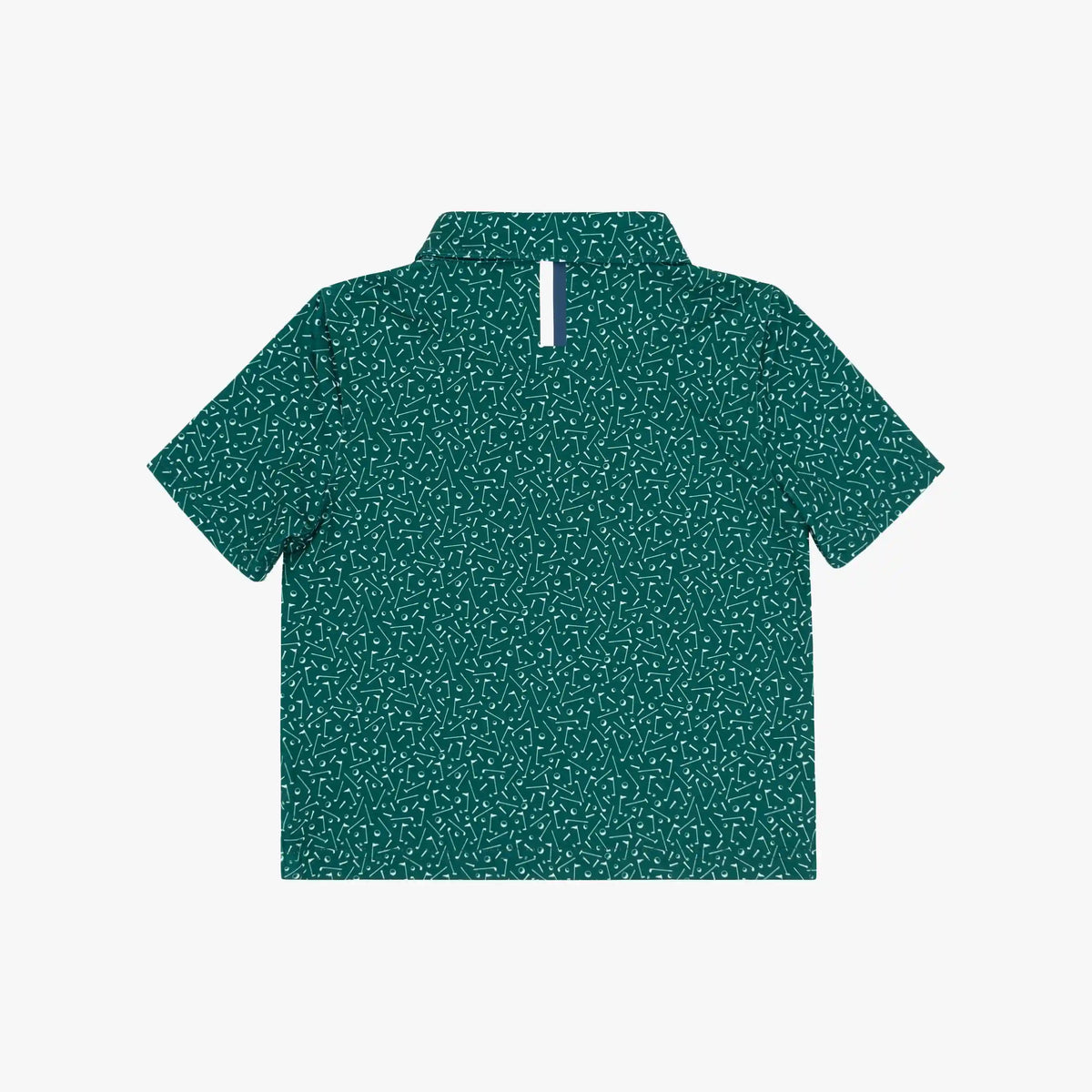 The Lil' Mulligan | Performance Polo | The Mulligan - Fairway Green/White