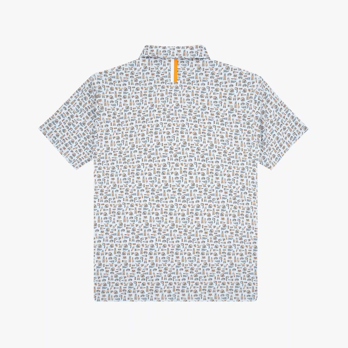 The Youth Tennessee Gameday 2.0 | Collegiate Polo | The Tennessee Gameday 2.0 - White/Charcoal Grey - 1