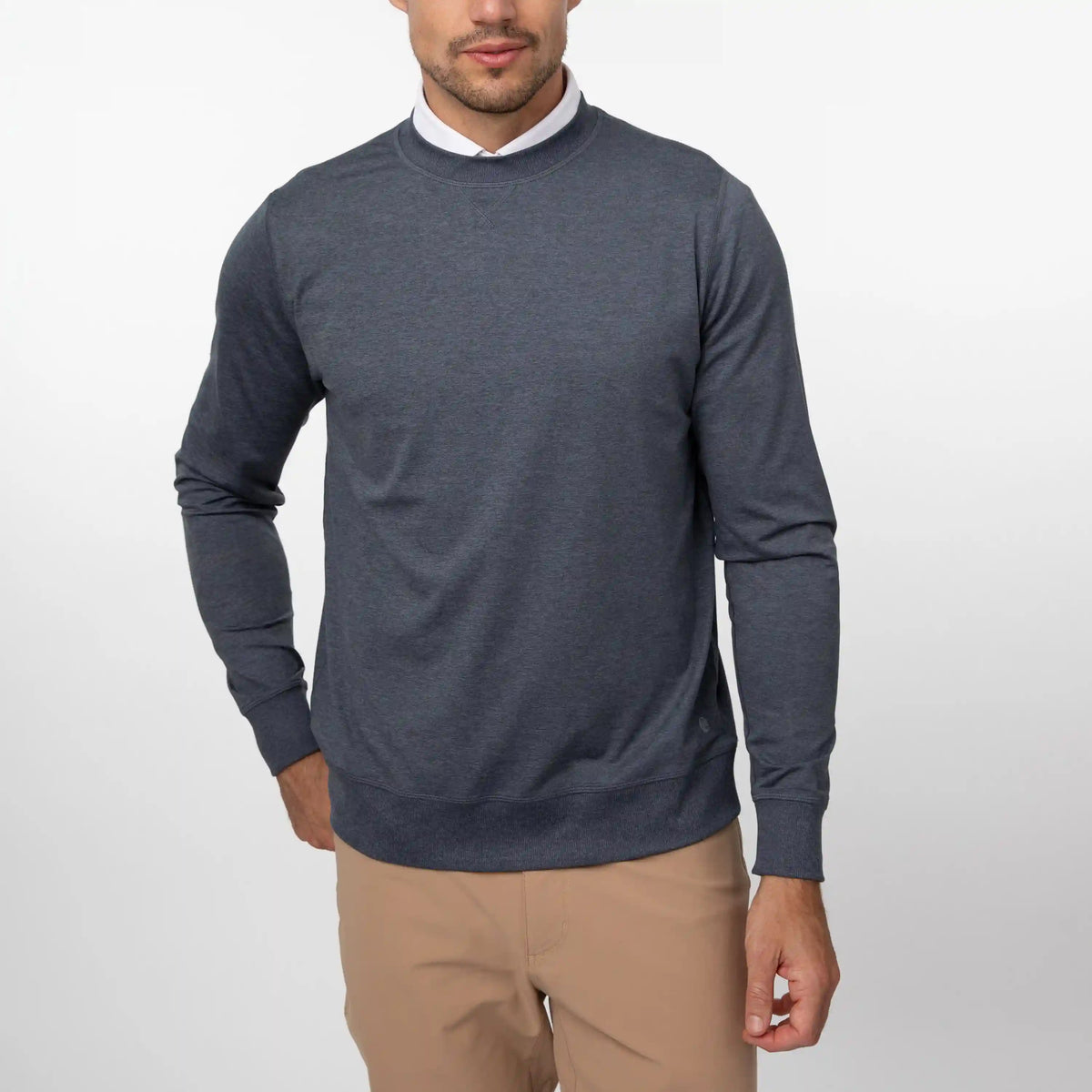 Pace Performance Crew | Heather - Postgame Grey/Everest Grey