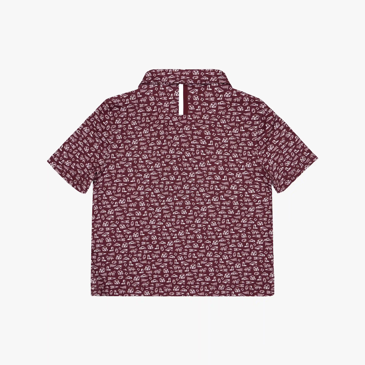 The Lil' Texas A&M Gameday 2.0 | Collegiate Polo | The Texas A&M Gameday 2.0 - Burgundy/White - 1