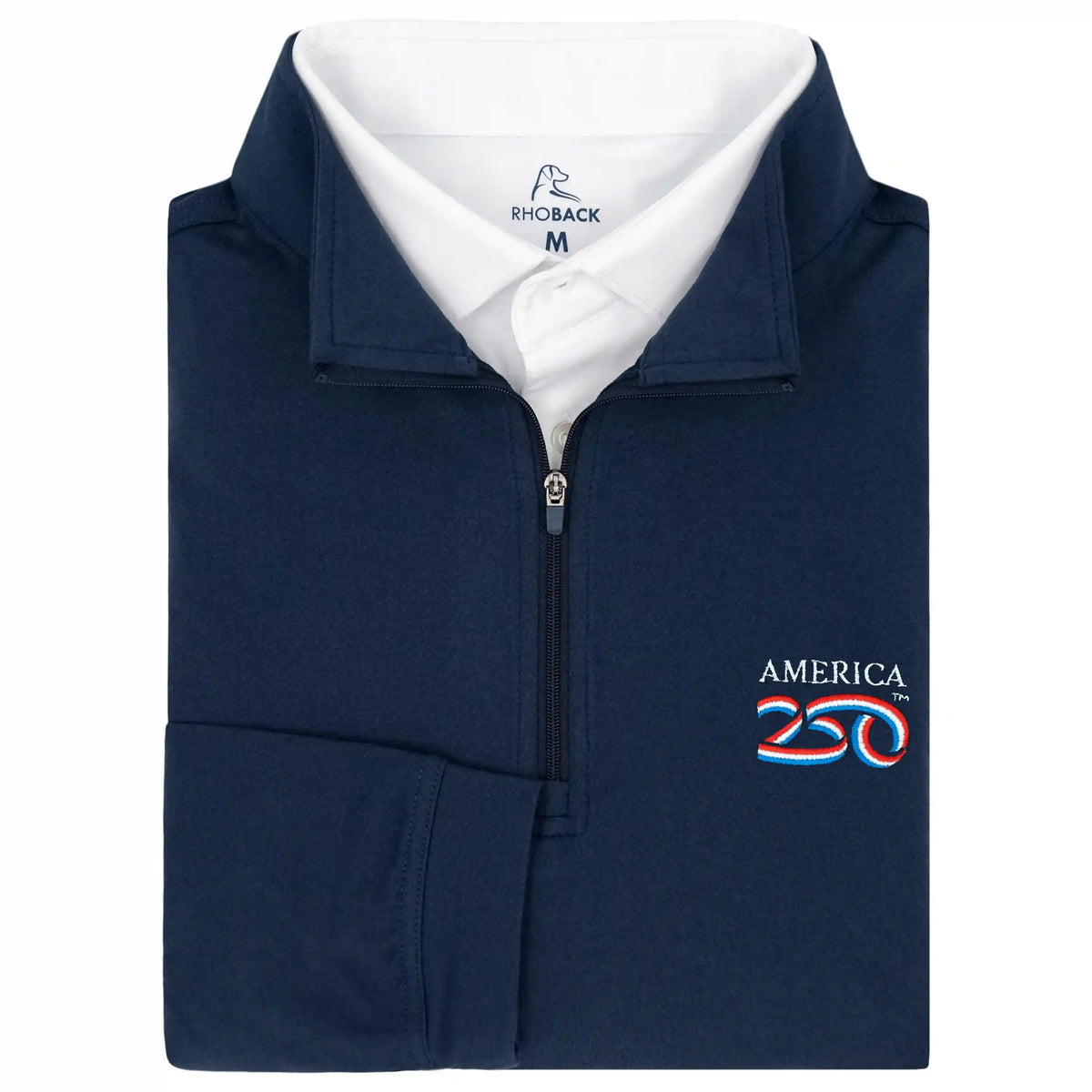 Solid Performance Q-Zip | Solid - Fleet Navy - AM250 1