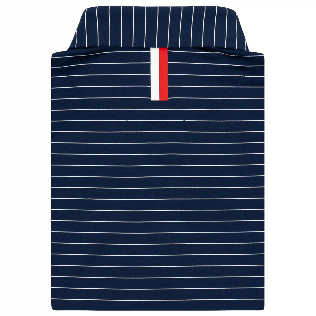 The Captain Stripe | Performance Polo | The Captain Stripe - Fleet Navy/White