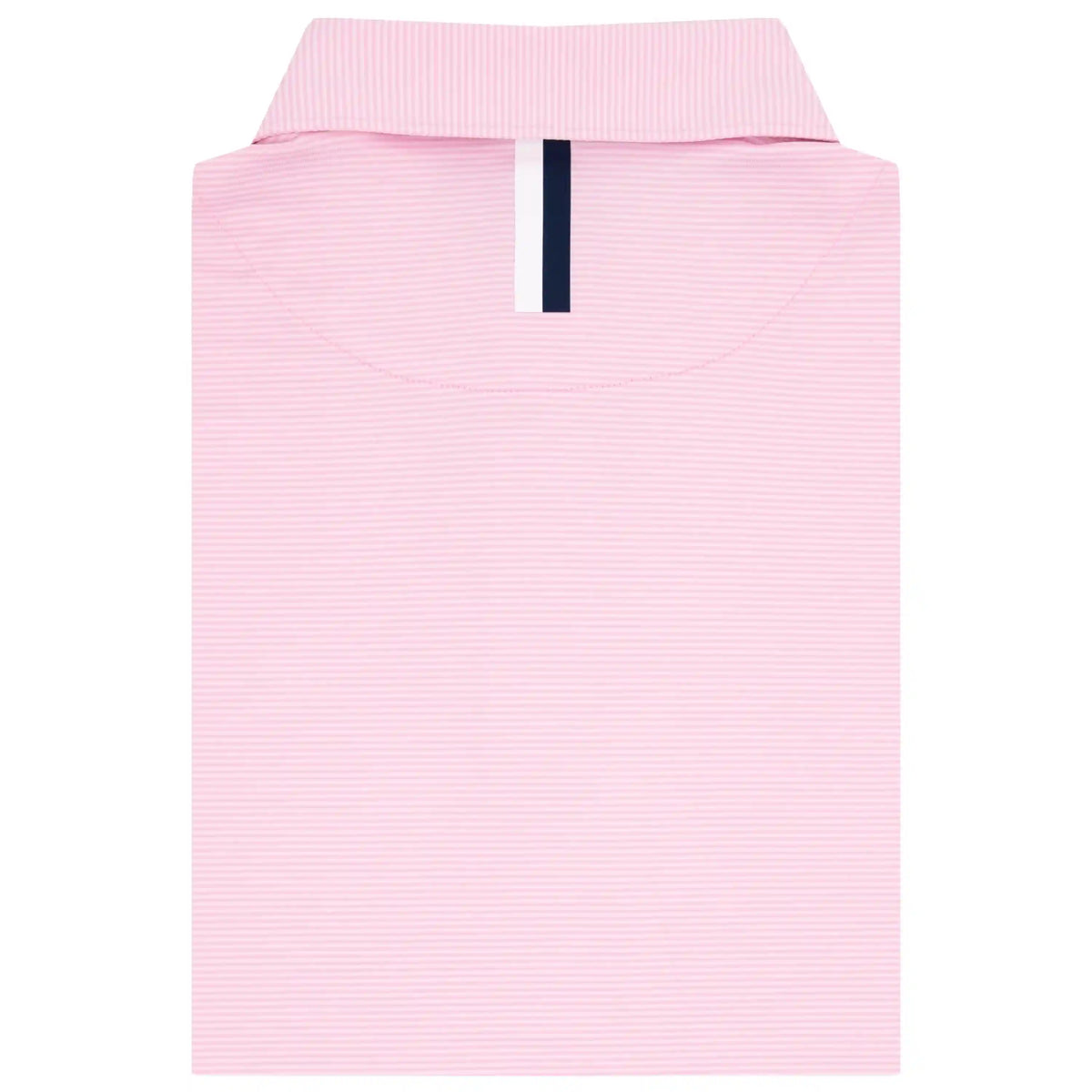 The Crispy Stripe | Performance Polo | The Crispy Stripe - Lotus Pink/White