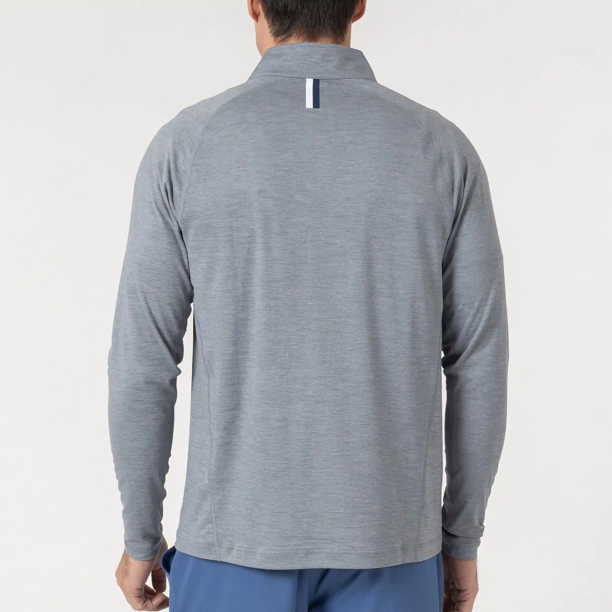 Tailwind Performance Q-Zip | Heather - Stainless Steel/Thunder Grey