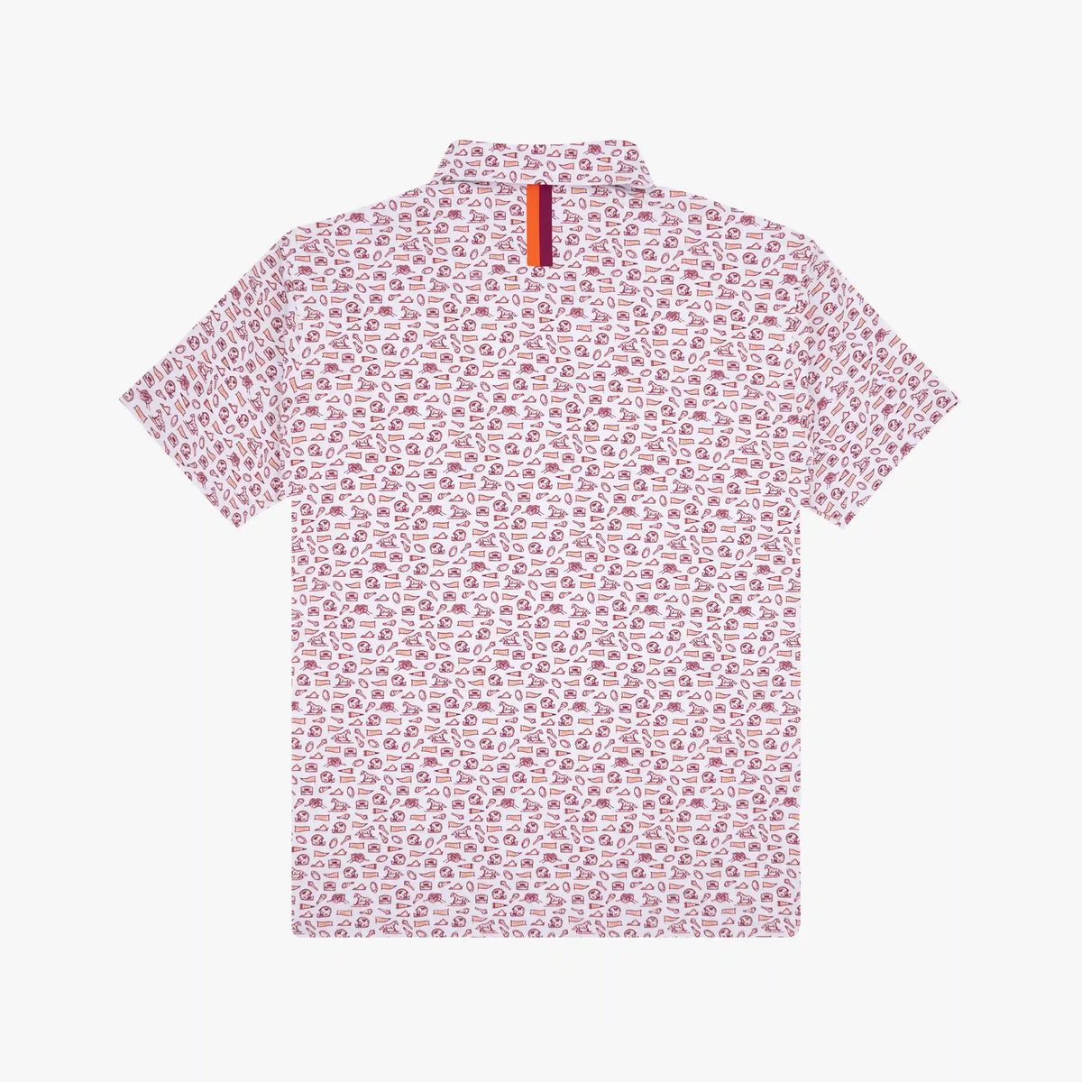 The Youth Virginia Tech Gameday 2.0 | Collegiate Polo | The Virginia Tech Gameday 2.0 - White/Dark Maroon - 1