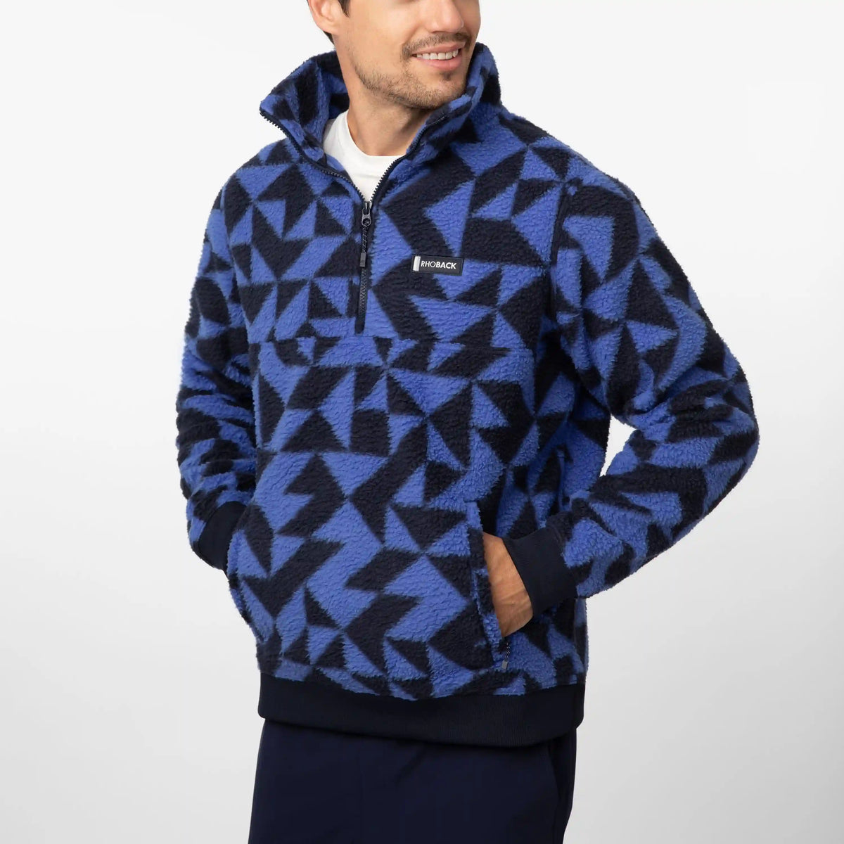 Summit Fleece Pullover | The Quartz - Fleet Navy/Bunker Blue