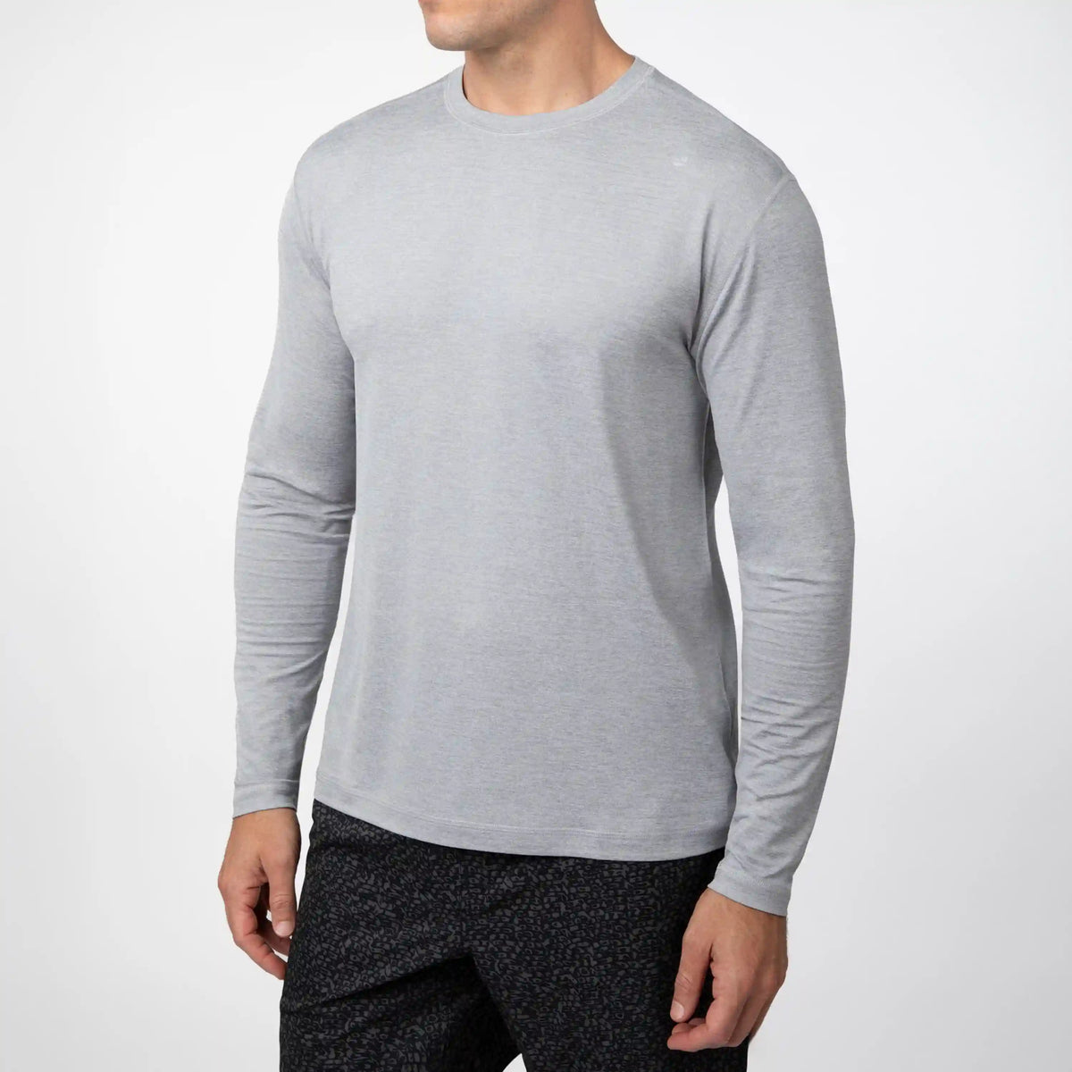 Blitz Tech Long Sleeve Tee 2.0 | Heather - Stainless Steel/Stratus Grey