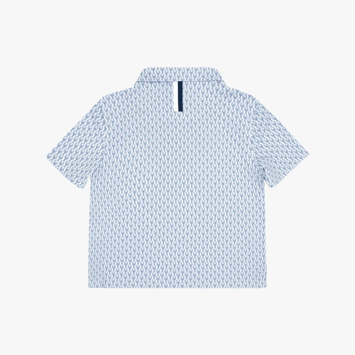The Lil' Lobster | Performance Polo | The Lobster - White/Potomac Blue