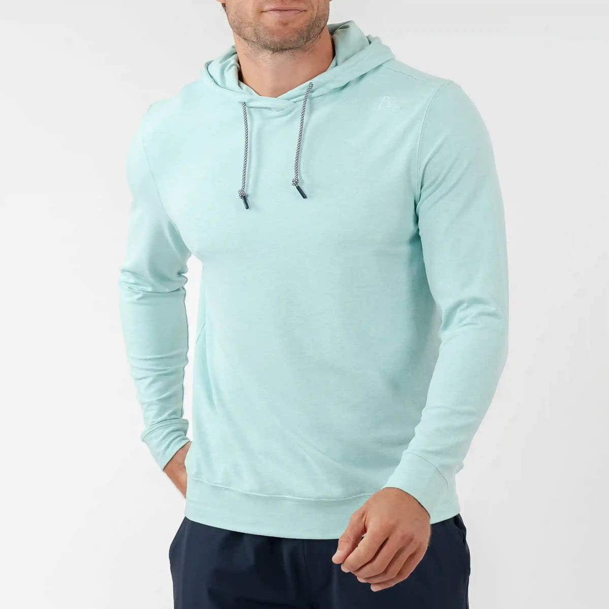 Hesi Performance Hoodie | Heather - Antigua Green/Seafoam