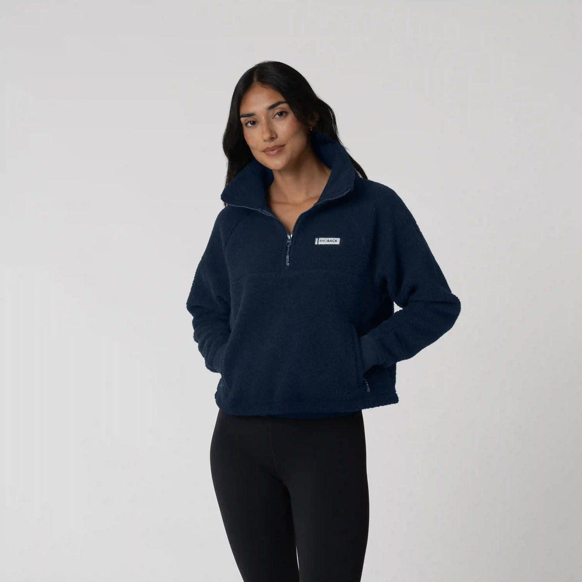 Rivanna Fleece Pullover | Solid - Fleet Navy