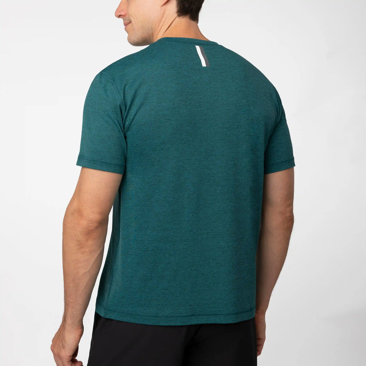 Blitz Tech Tee 2.0 | Heather - Midnight Green/Midnight Green