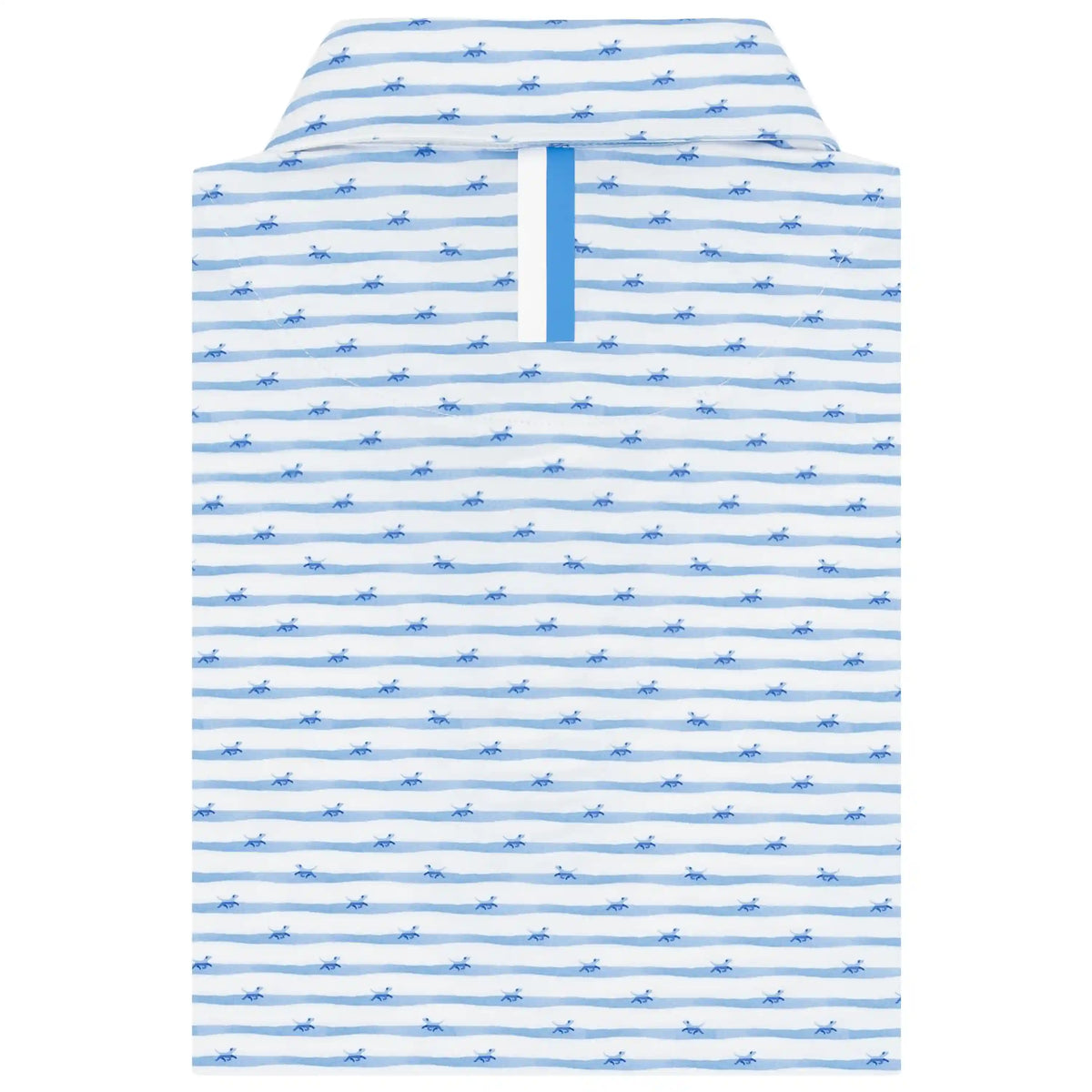 The Doggy Paddle | Performance Polo | The Doggy Paddle - White/Caicos Blue