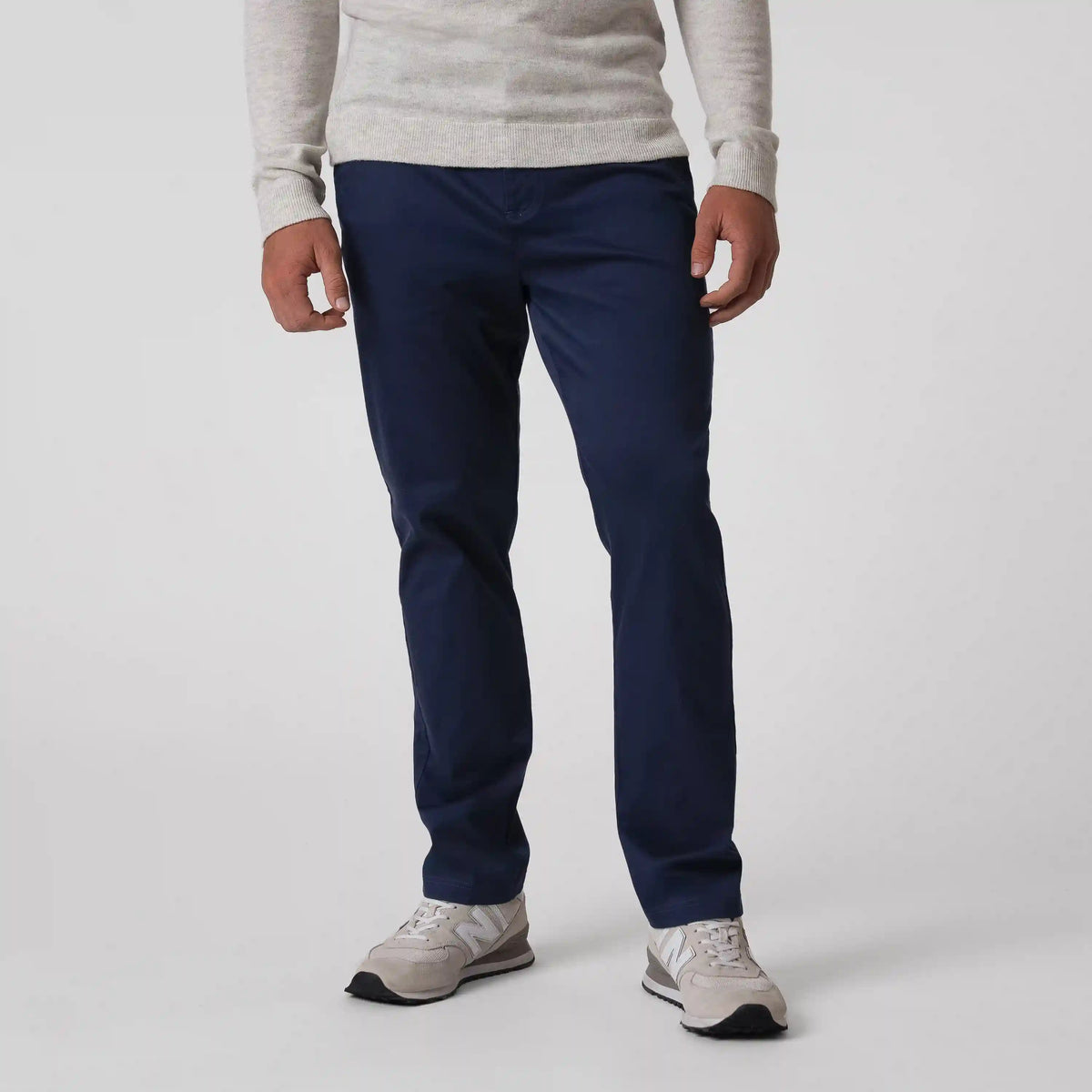 Preston Stretch-Cotton Pant | Solid - Fleet Navy