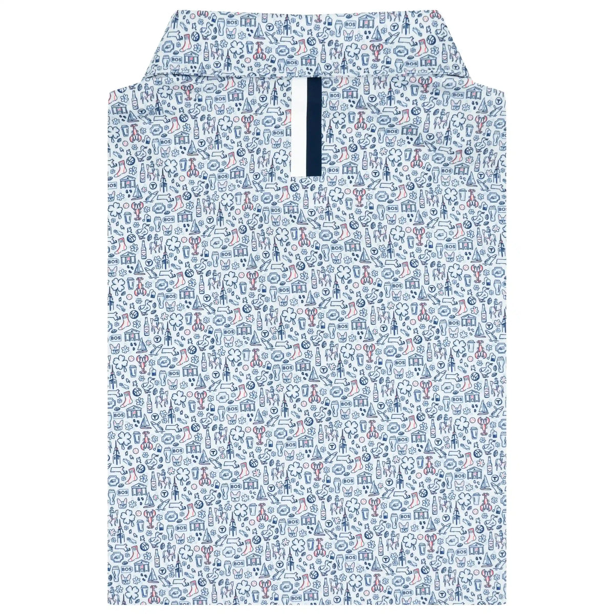 The City On A Hill | Performance Polo | The City On A Hill - White/Fleet Navy