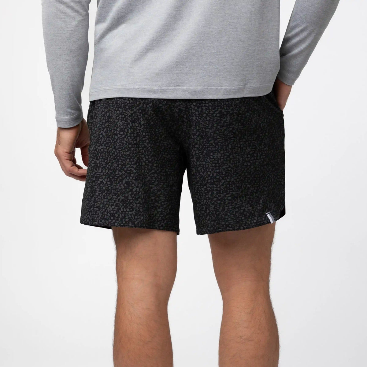 Grit Gym Short - 7" | The Titan - Midnight Black/Charcoal Grey