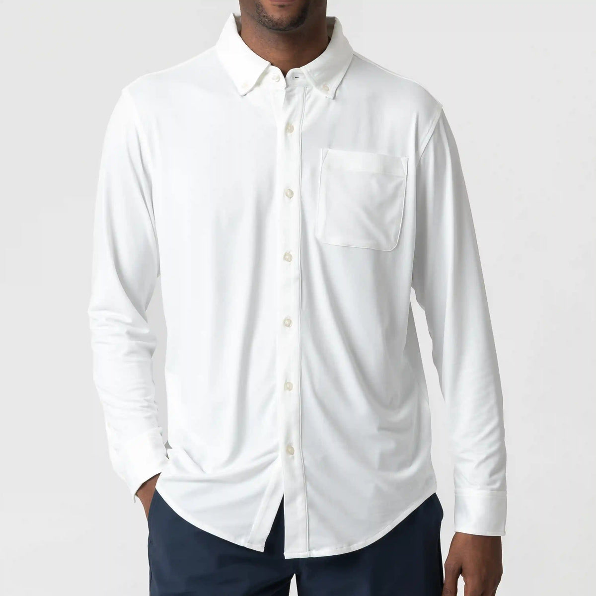 Tailwind Performance Sport Shirt | Solid - White