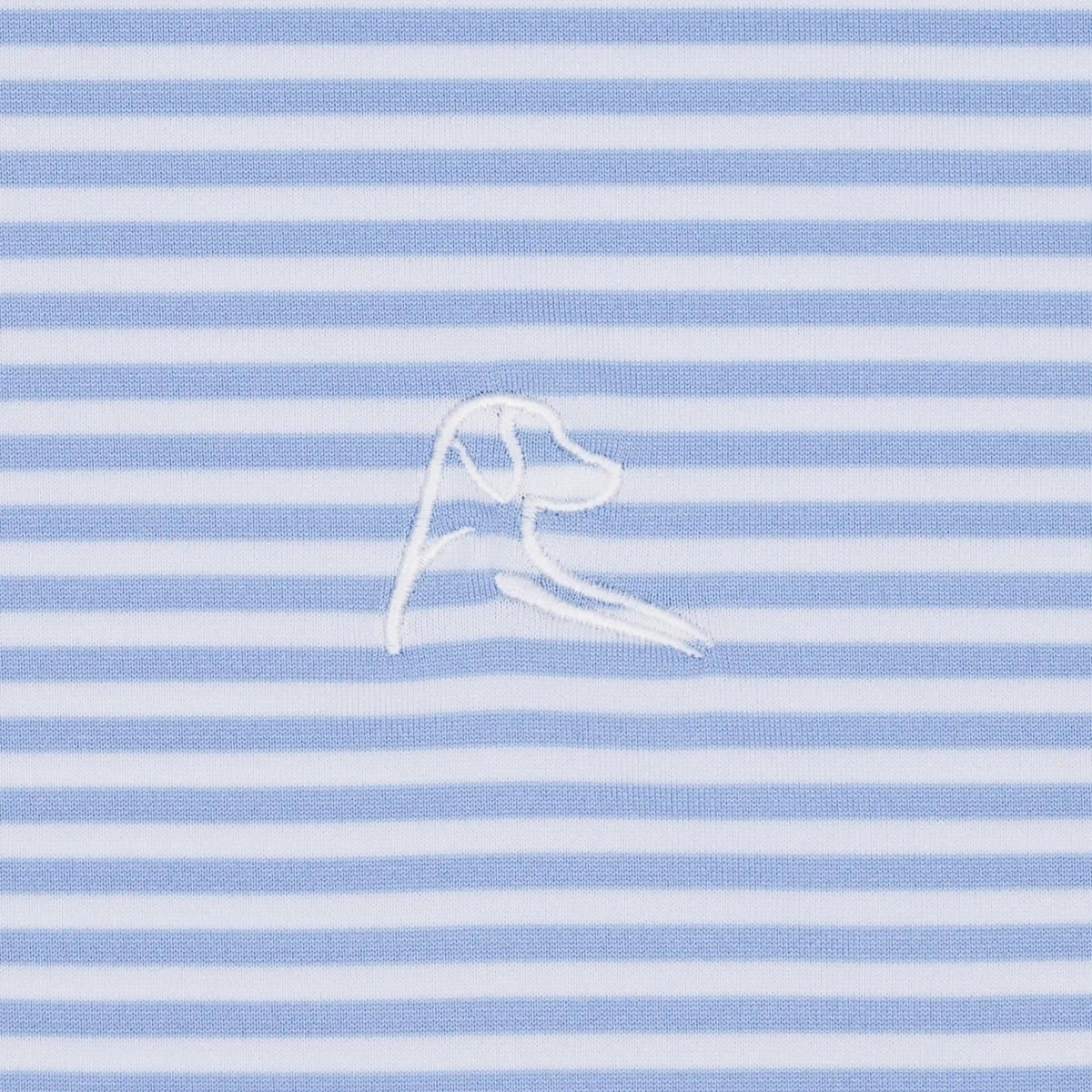 The Birdie Stripe | Performance Polo | The Birdie Stripe - Oxford Blue/White