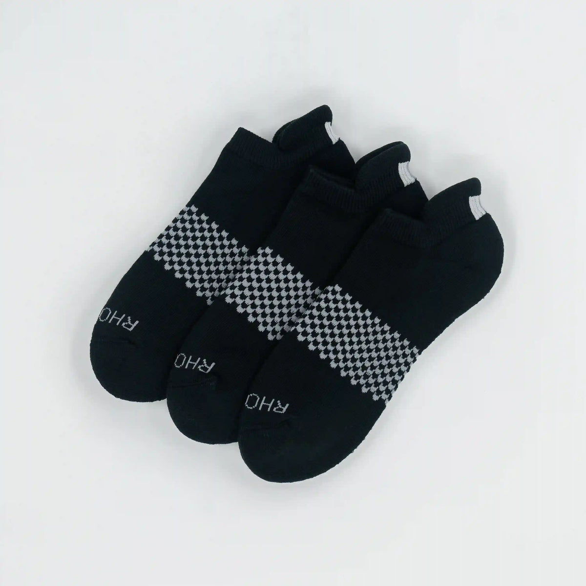 Stratus Performance Ankle Socks (3-Pack) | Solid - Midnight Black - Thunder Grey (3-Pack)