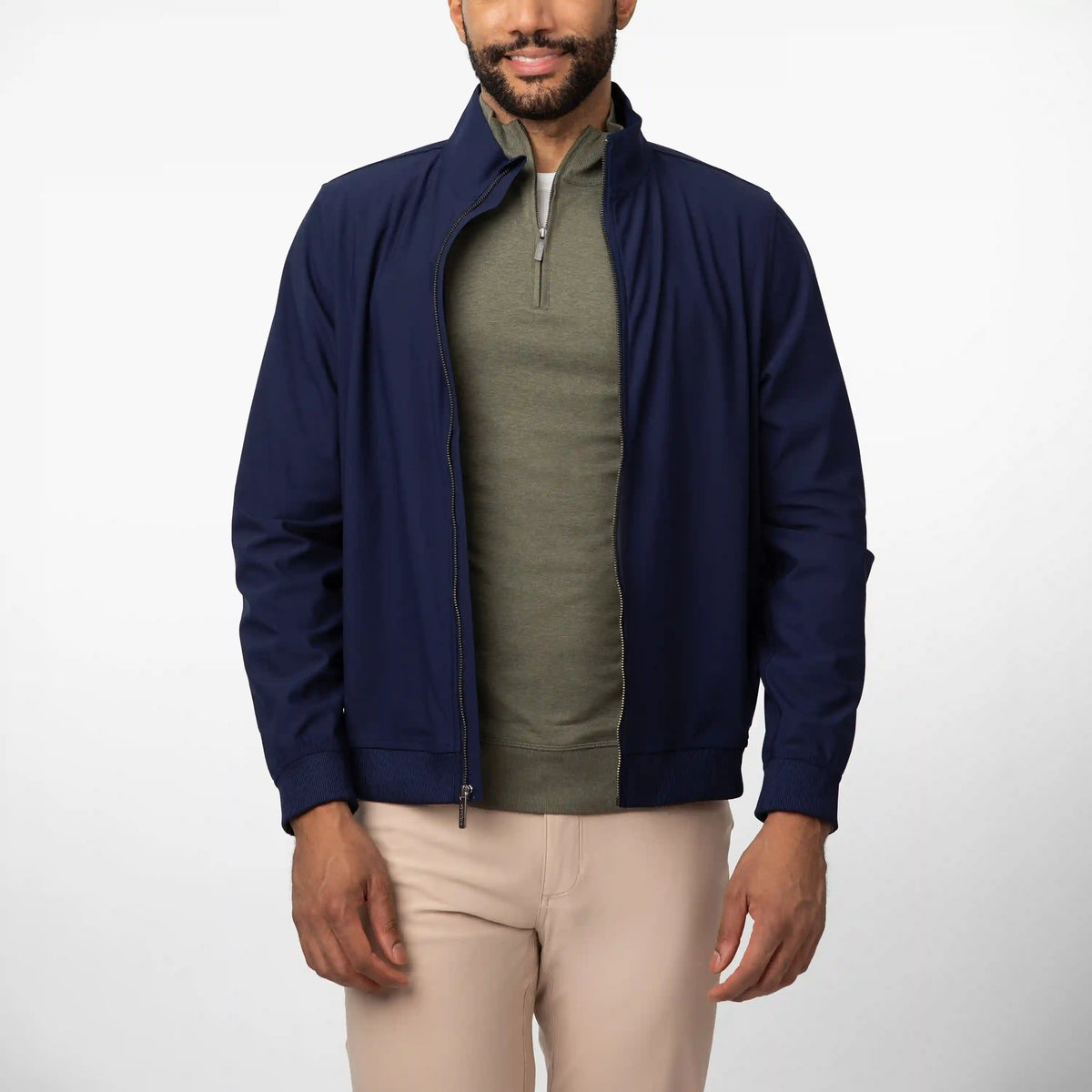 Delta Bomber Jacket | Solid - Fleet Navy