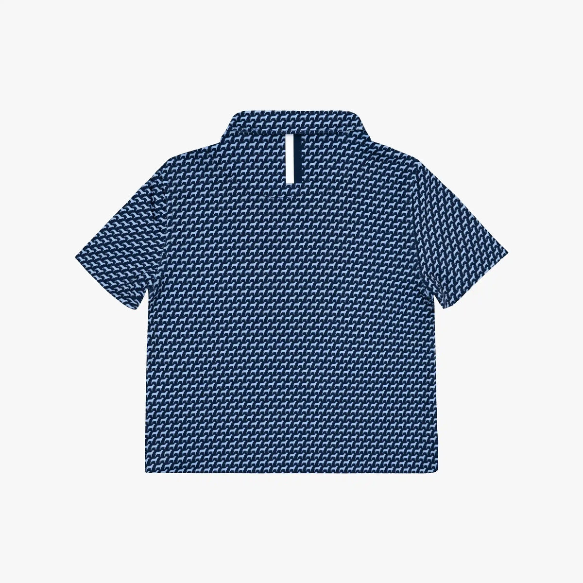 The Lil' Tail Wagger | Performance Polo | The Tail Wagger - Fleet Navy/Baby Blue