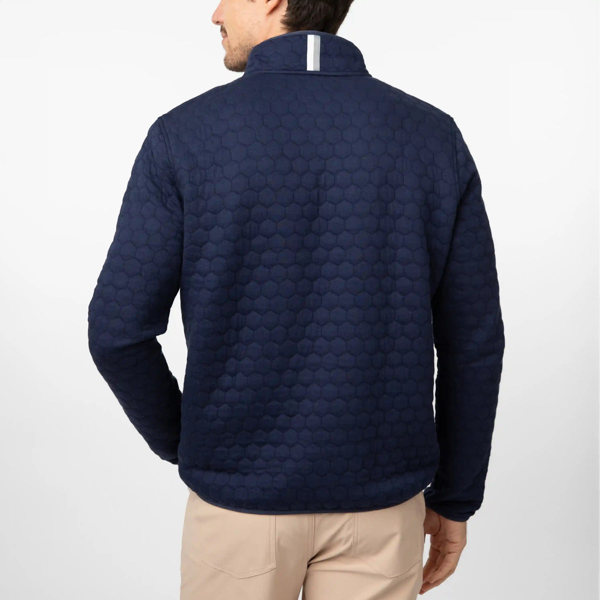 Hex Q-Snap Pullover | Solid - Fleet Navy