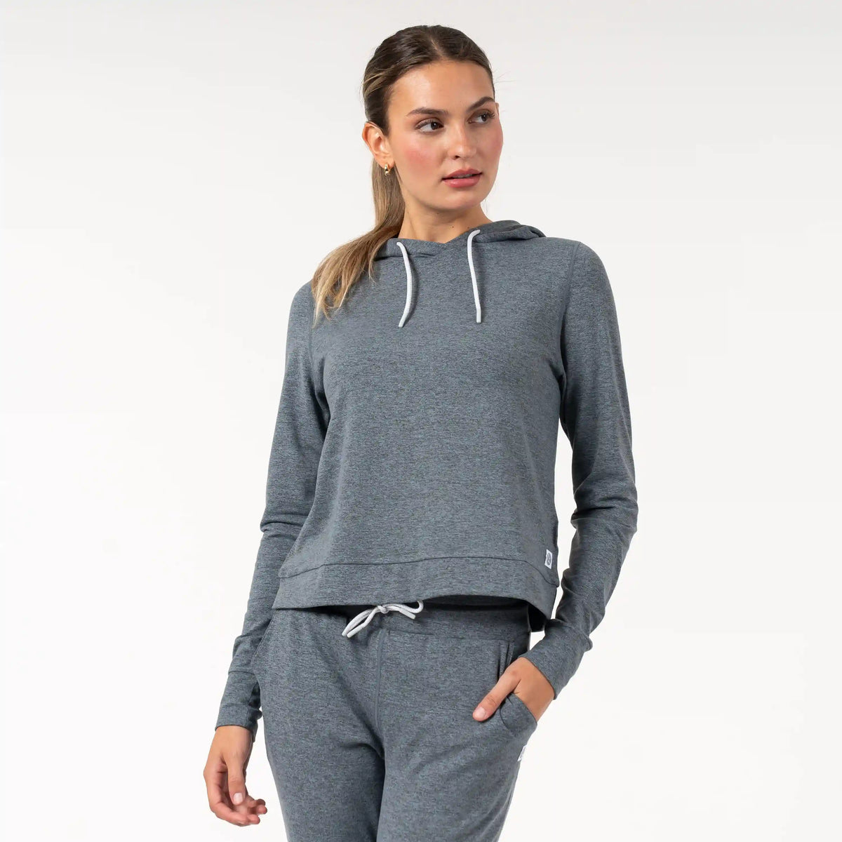Tempo Performance Hoodie | Heather - Charcoal Grey/Thunder Grey