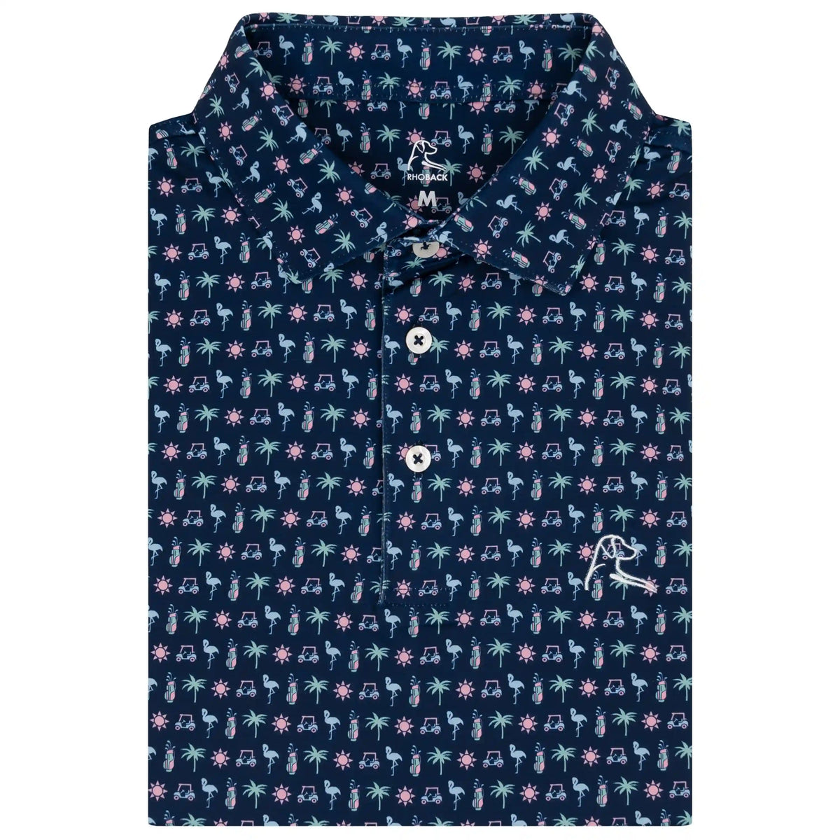 The Beach Birdie | Performance Polo | The Beach Birdie - Fleet Navy/Zenith Blue