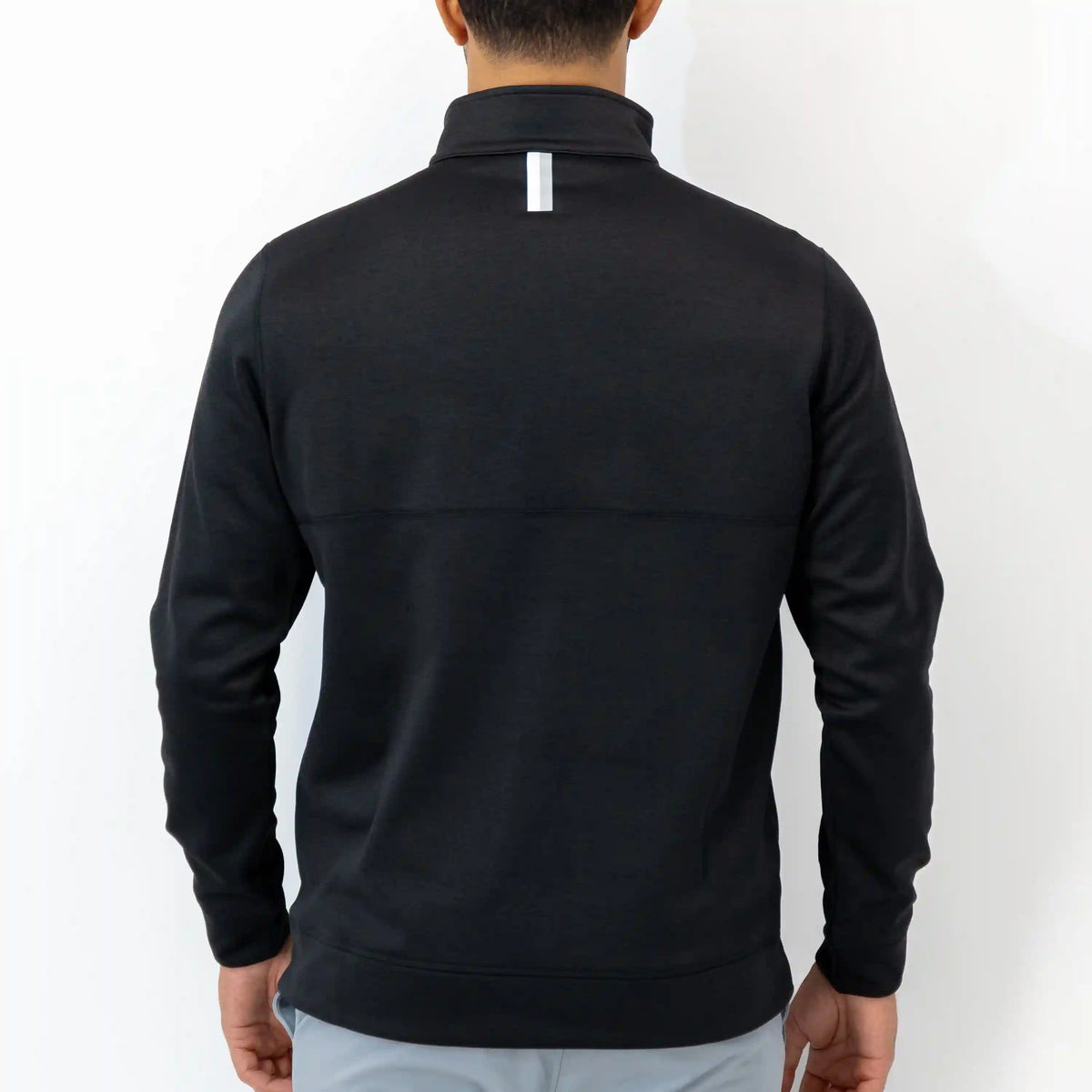 Knoll Performance Half-Zip | Heather - Midnight Black/Midnight Black