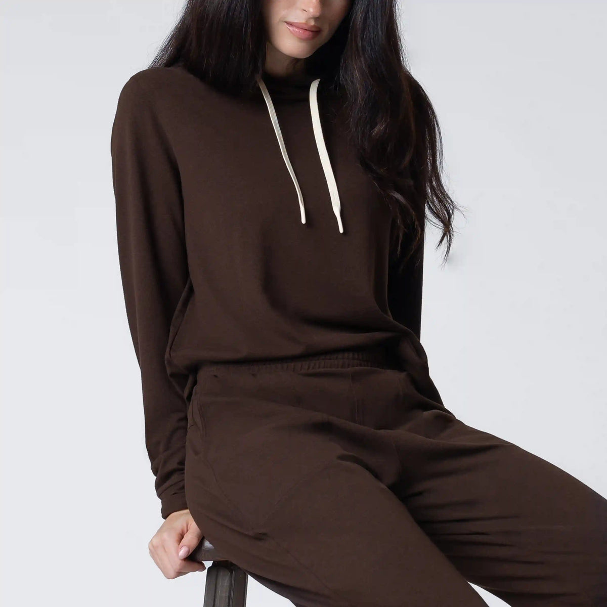 Tempo Performance Hoodie | Solid - Cocoa