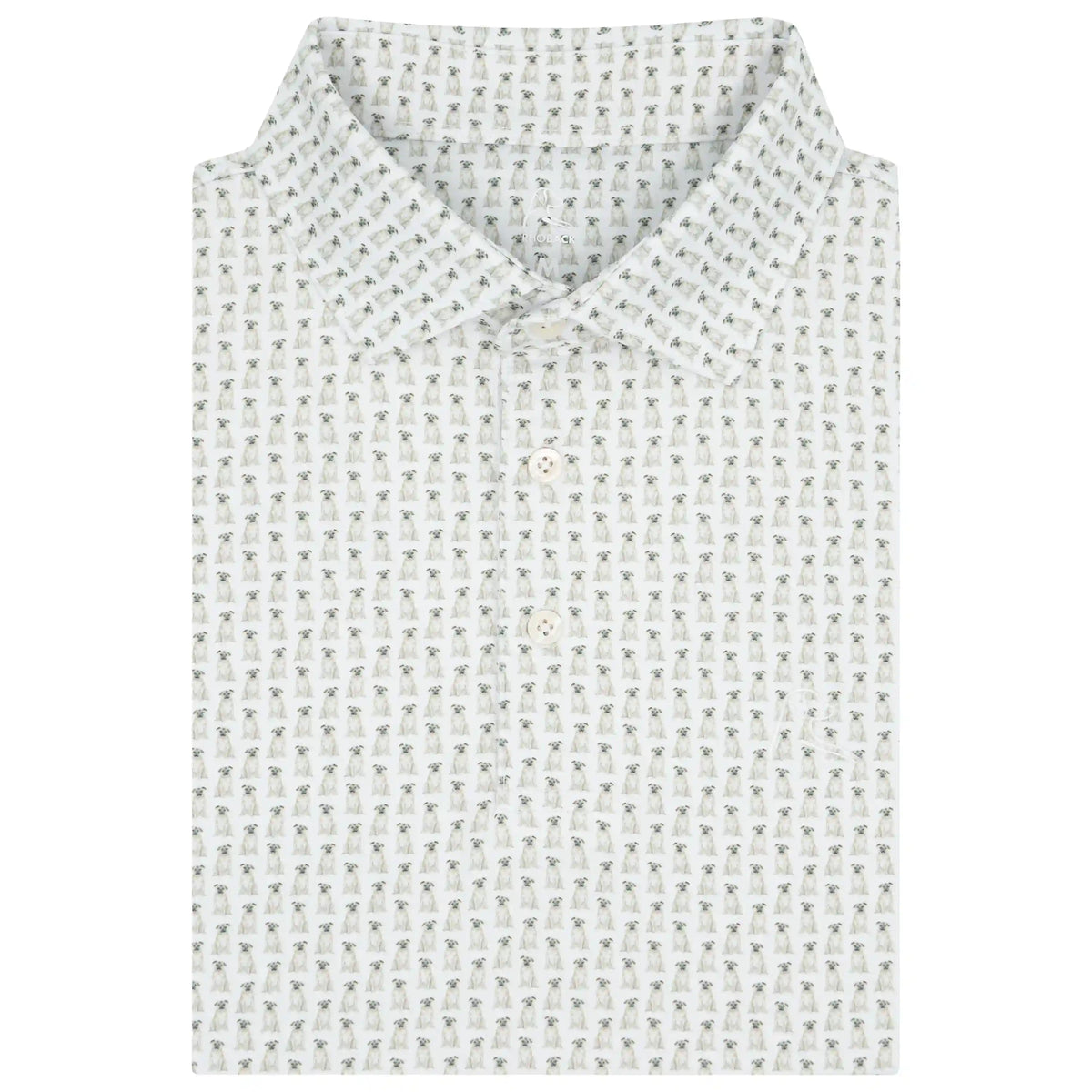 The Pug | Performance Polo | The Pug - White/Ivory