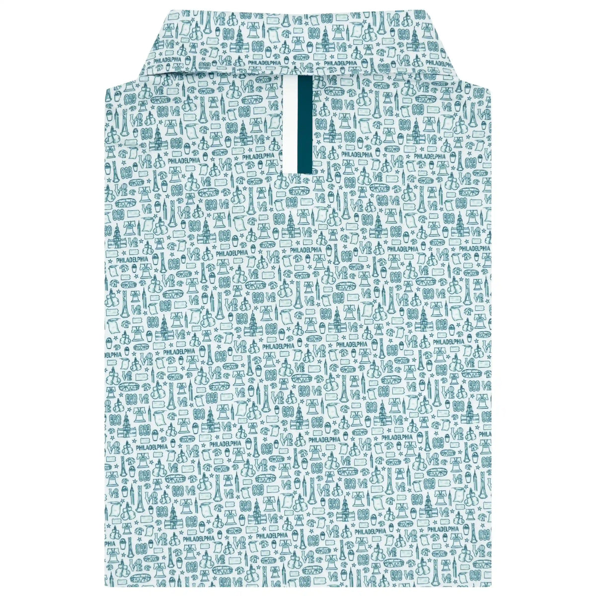 The Brotherly Love | Performance Polo | The Brotherly Love - White/Midnight Green