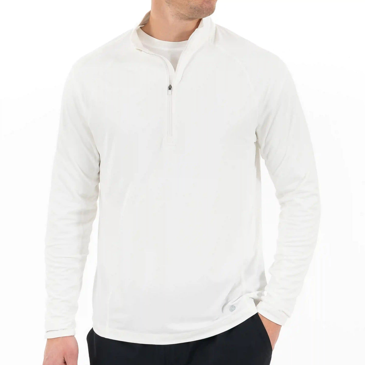 Tailwind Performance Q-Zip | Solid - White