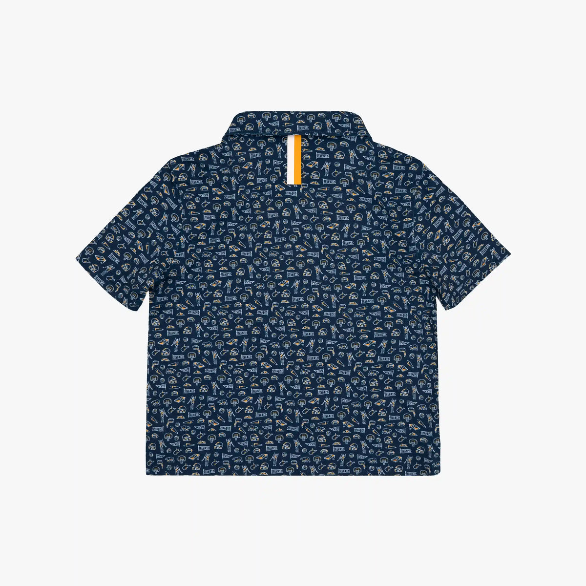 The Lil' West Virginia Gameday 2.0 | Collegiate Polo | The West Virginia Gameday 2.0 - Indigo Blue/White - 1