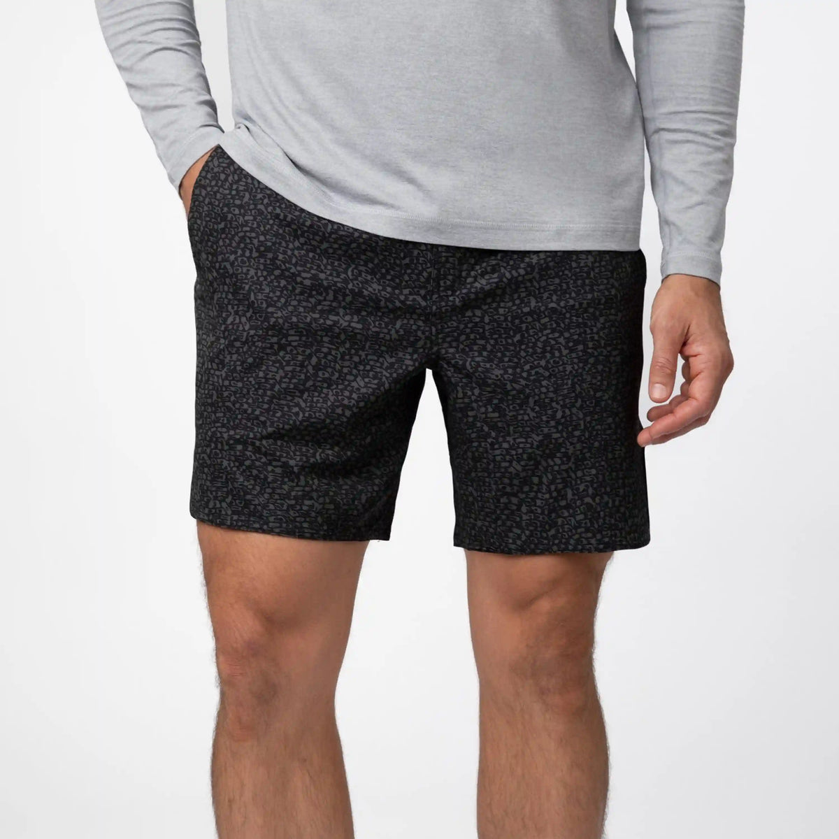 Grit Gym Short - 7" | The Titan - Midnight Black/Charcoal Grey