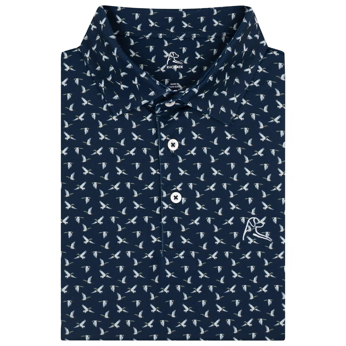 The Mallard | Performance Polo | The Mallard - Fleet Navy/White