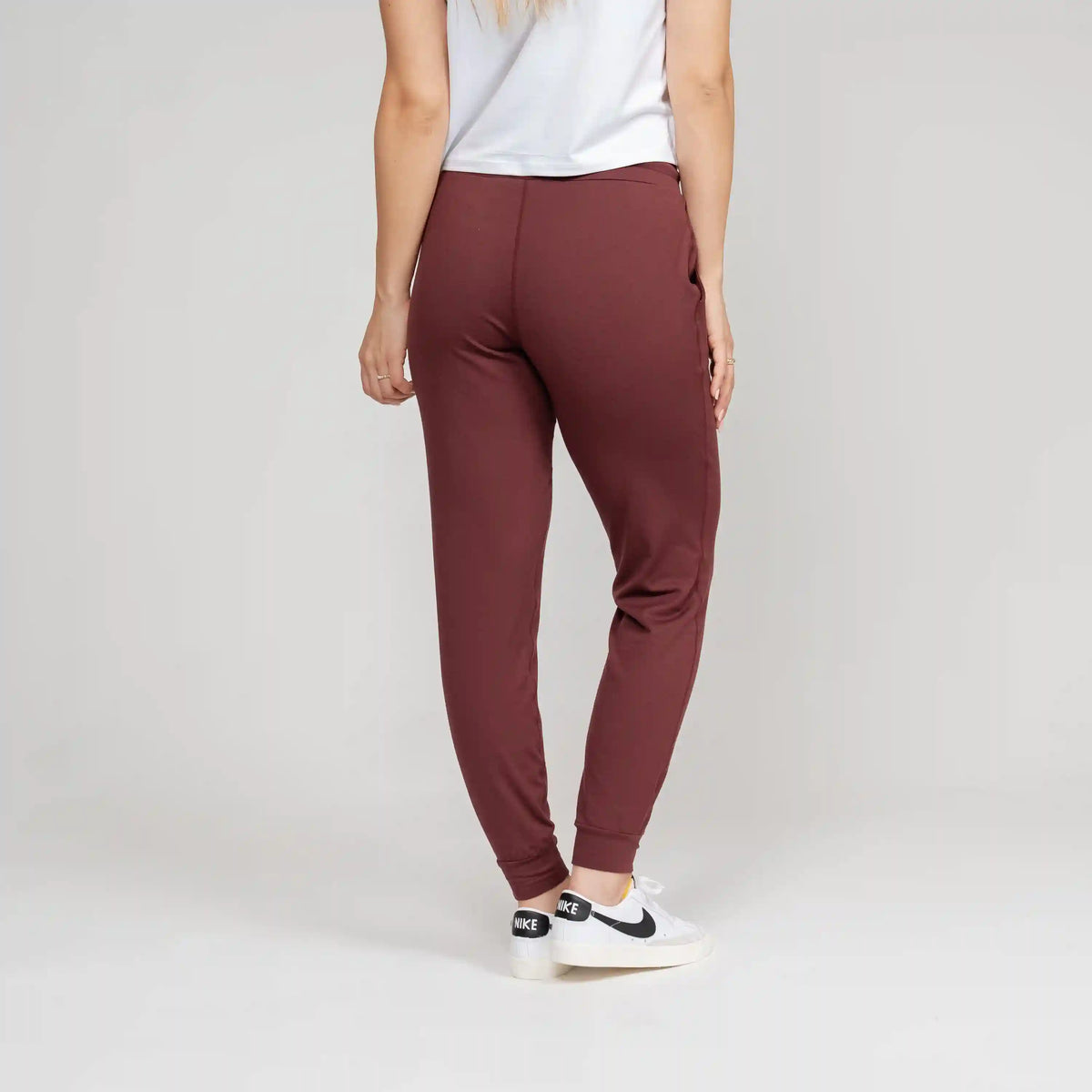 Tempo Performance Jogger | Heather - Bordeaux/Burgundy