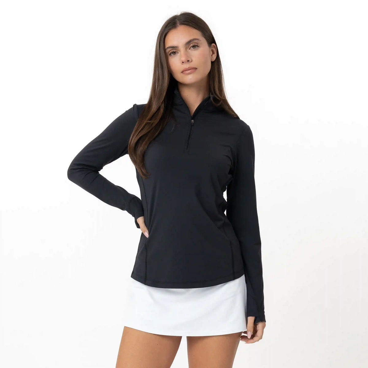 Solid Performance Q-Zip | Solid - Black