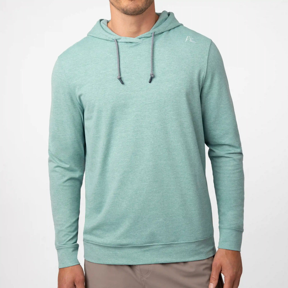 Hesi Performance Hoodie | Heather - Bullfrog Green/Antigua Green