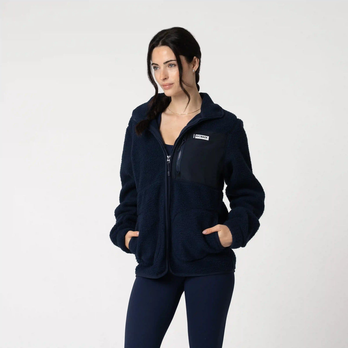 Summit Crest Full-Zip Jacket | Solid - Fleet Navy (Women's)