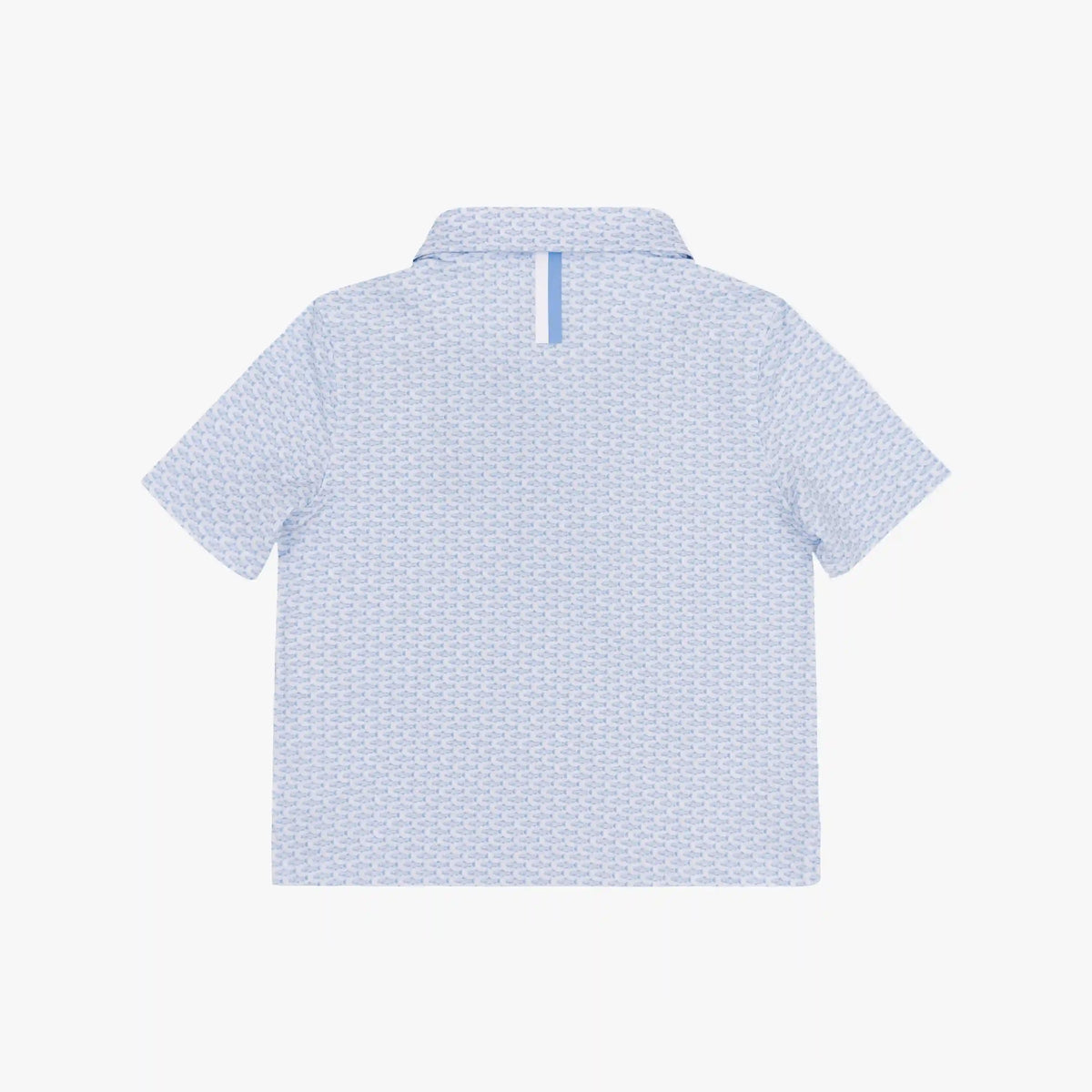 The Lil' Trout | Performance Polo | The Trout - White/Oxford Blue