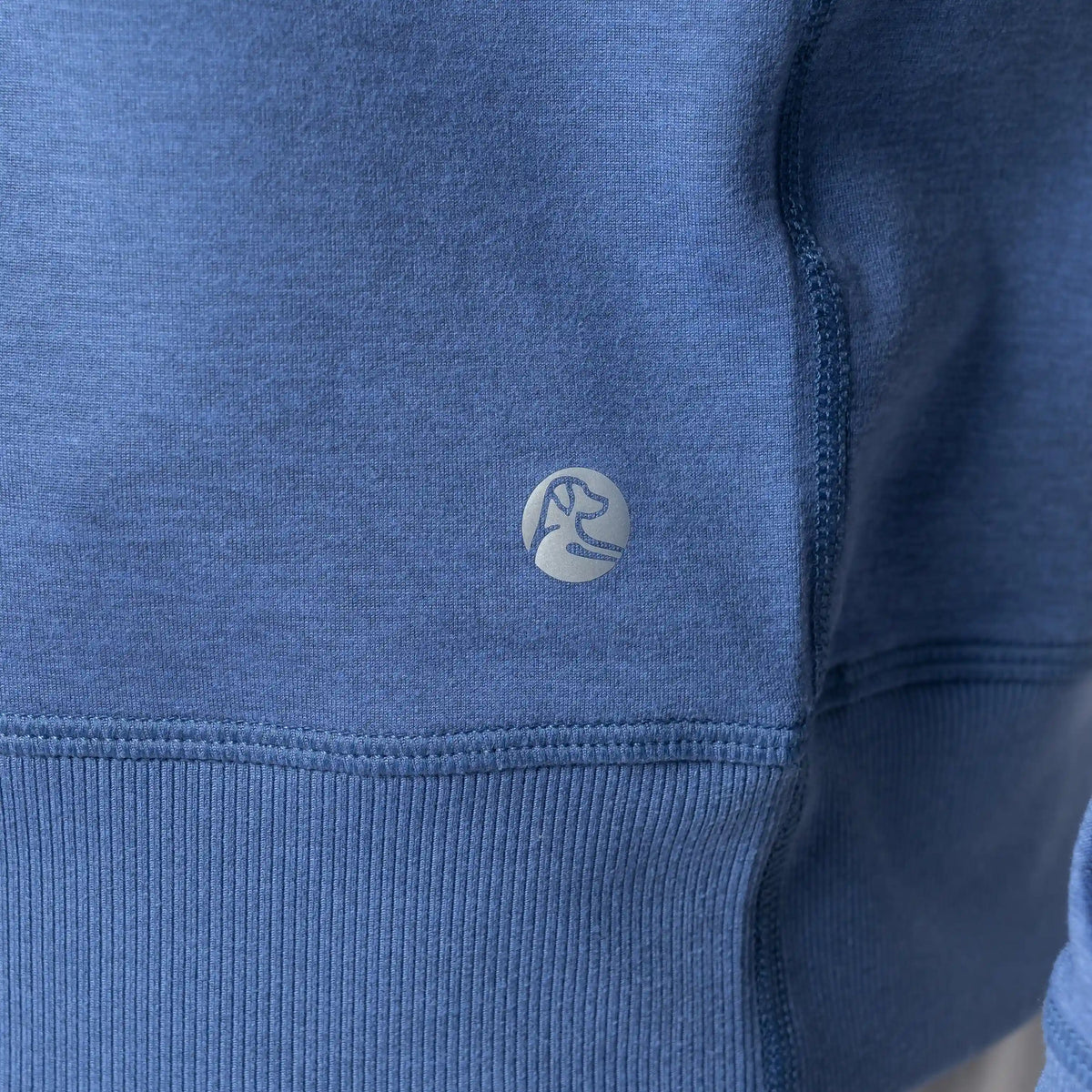 Pace Q-Zip Pullover | Heather - Coastal Blue/Coastal Blue