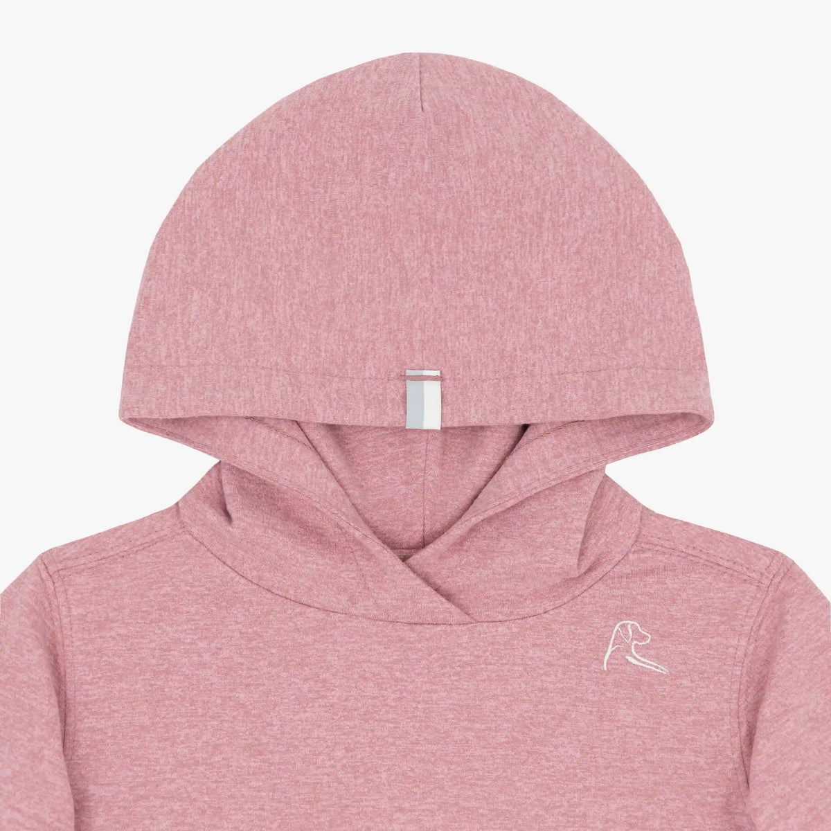 Lil' Hesi Performance Hoodie | Heather - Dusk Pink/Lotus Pink
