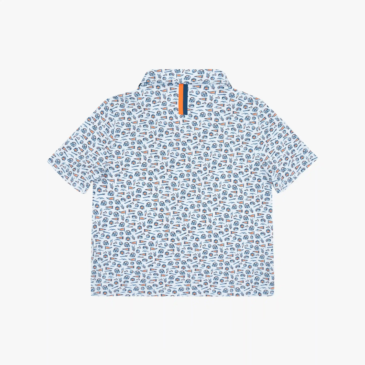 The Lil' UVA Gameday 2.0 | Collegiate Polo | The UVA Gameday 2.0 - White/Admiral Navy - 1