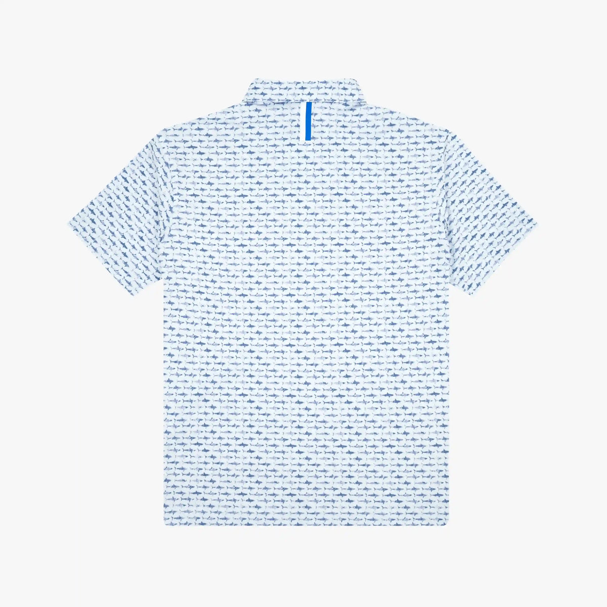 The Youth Shark | Performance Polo | The Shark - White/Lavender Blue