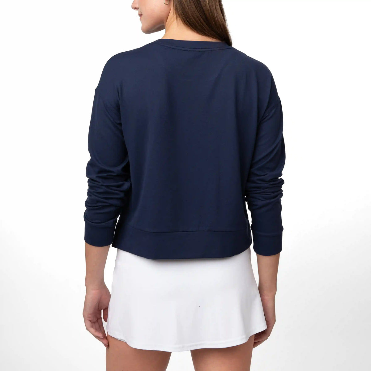 Tempo Crewneck | Solid - Fleet Navy