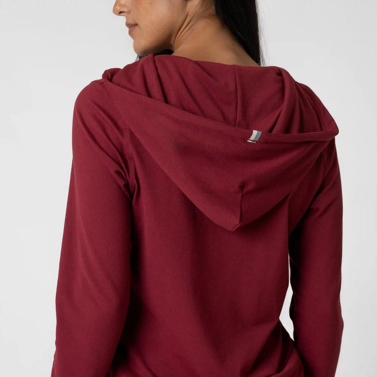Tempo Full-Zip Hoodie | Heather - Merlot/Merlot