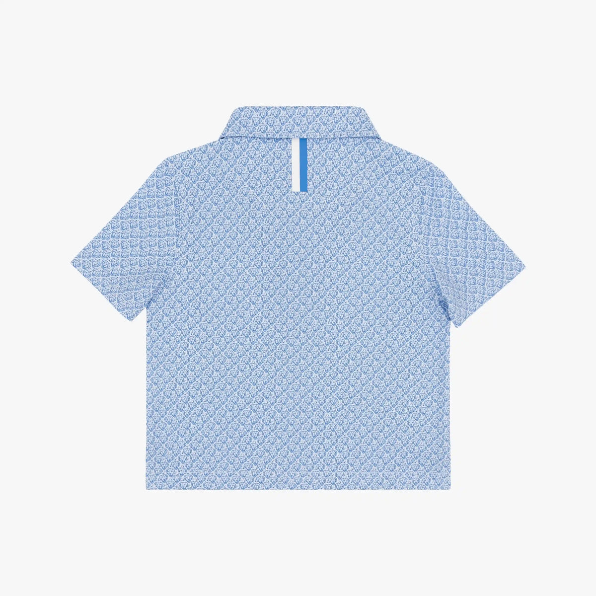 The Lil' Biscuit | Performance Polo | The Biscuit - White/Caicos Blue