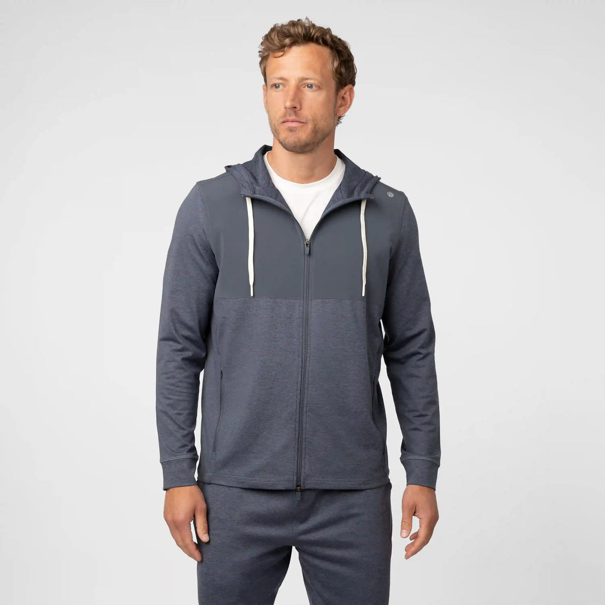 Sprint Full-Zip Hoodie | Heather - Postgame Grey/Everest Grey