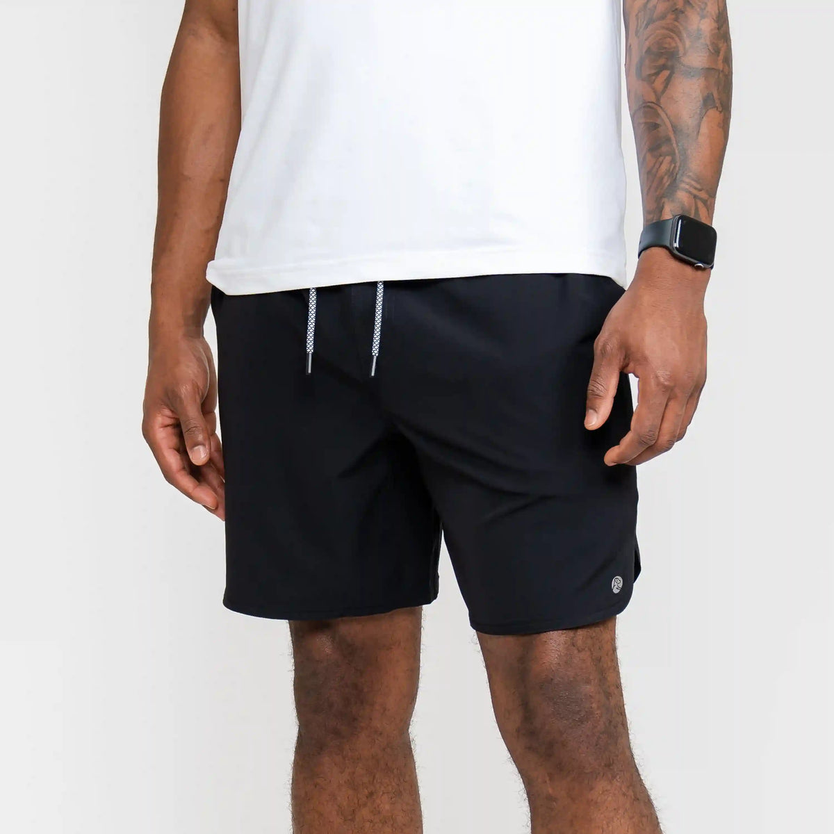 Grit Gym Short - 7" | Solid - Midnight Black